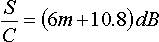 Ecuación de la señal ruido/cuantificación en términos del número de bits